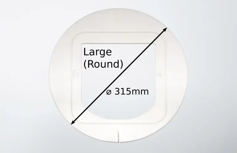 Large (Circle) Adaptor Dimensions